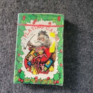 Vintage Santa's World Playing Cards by Kurt's Adler Inc. - New Factory Sealed *D